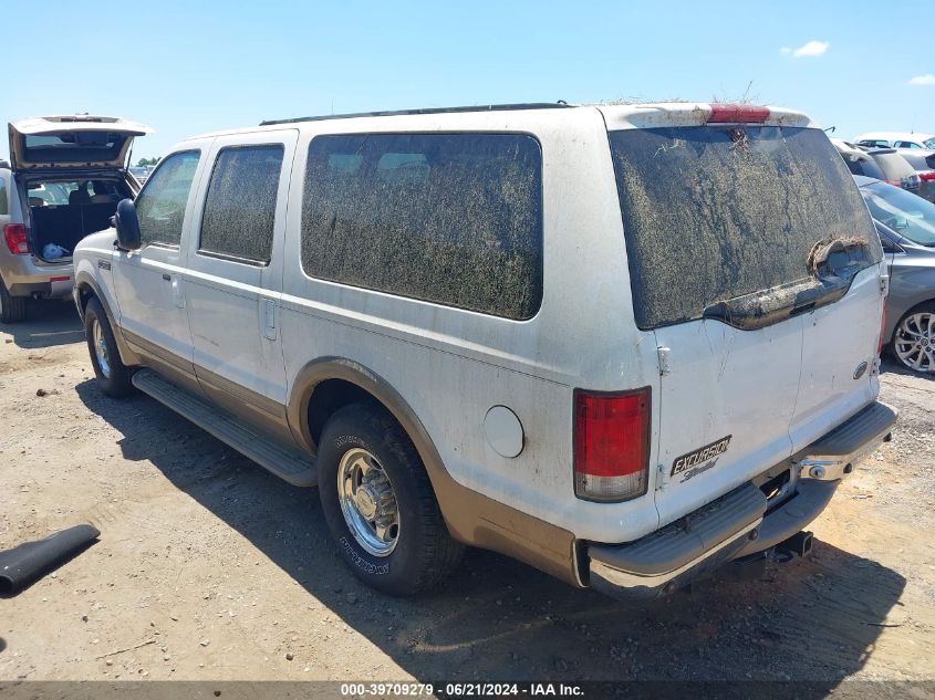 2000 Ford Excursion Limited VIN: 1FMNU42S9YED09332 Lot: 39709279