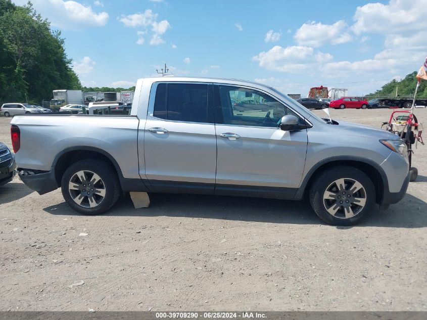 2019 Honda Ridgeline Rtl-E VIN: 5FPYK3F78KB024769 Lot: 39709290