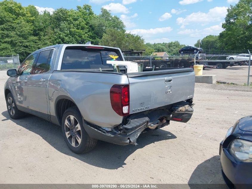 2019 Honda Ridgeline Rtl-E VIN: 5FPYK3F78KB024769 Lot: 39709290