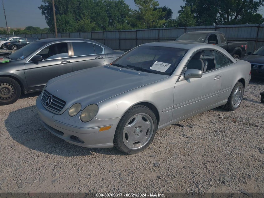 2002 Mercedes-Benz Cl 500 500 VIN: WDBPJ75J62A029567 Lot: 39709317