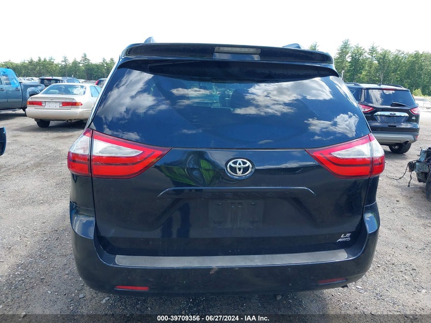 2016 Toyota Sienna Le 7 Passenger VIN: 5TDJK3DC7GS130028 Lot: 39709356