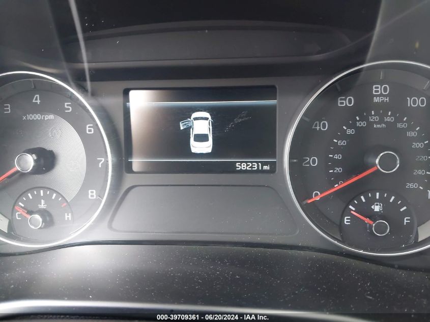 2022 KIA FORTE 2.0L I-4 DOHC, VVT, (VIN: 3KPF24ADXNE484092