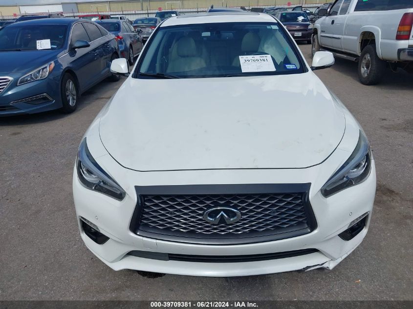 2018 Infiniti Q50 Luxe/Sport VIN: JN1EV7AP6JM355523 Lot: 39709381