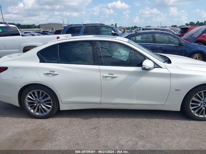 2018 Infiniti Q50 Luxe/Sport VIN: JN1EV7AP6JM355523 Lot: 39709381