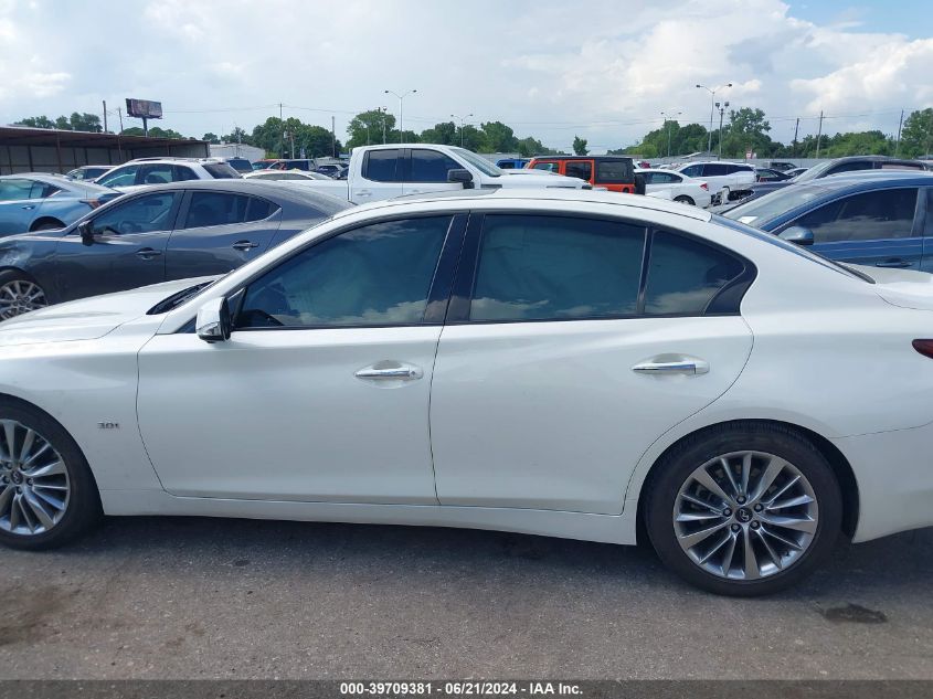 2018 Infiniti Q50 Luxe/Sport VIN: JN1EV7AP6JM355523 Lot: 39709381