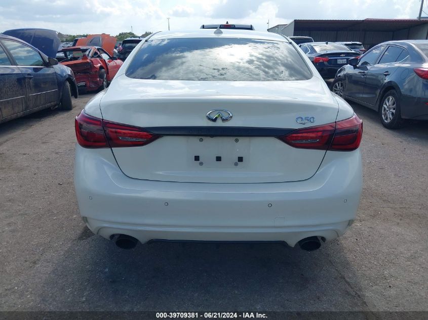 2018 Infiniti Q50 Luxe/Sport VIN: JN1EV7AP6JM355523 Lot: 39709381