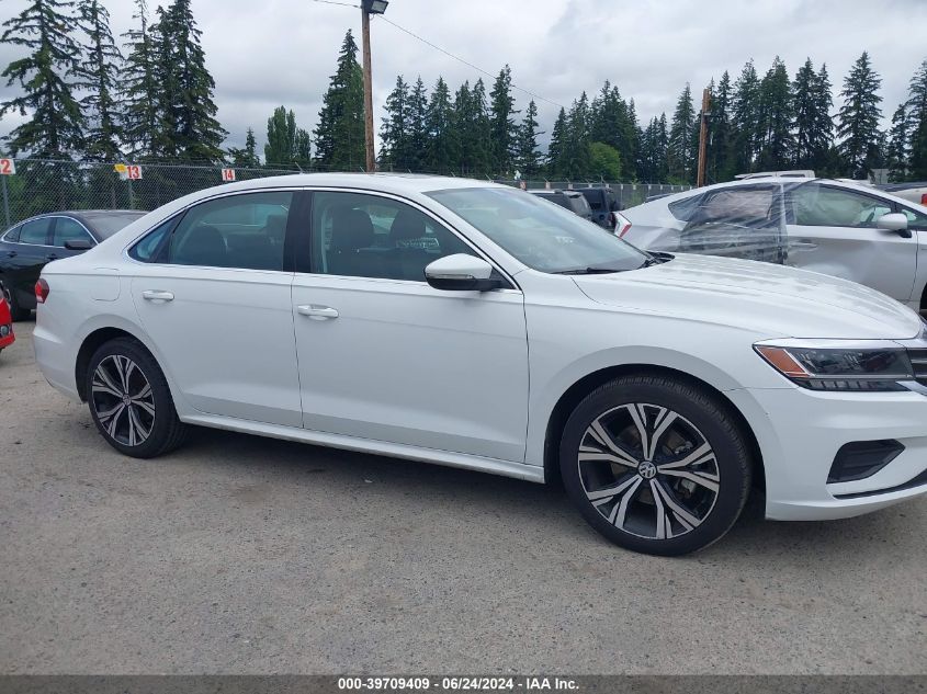 2021 VOLKSWAGEN PASSAT SE - 1VWSA7A3XMC014111