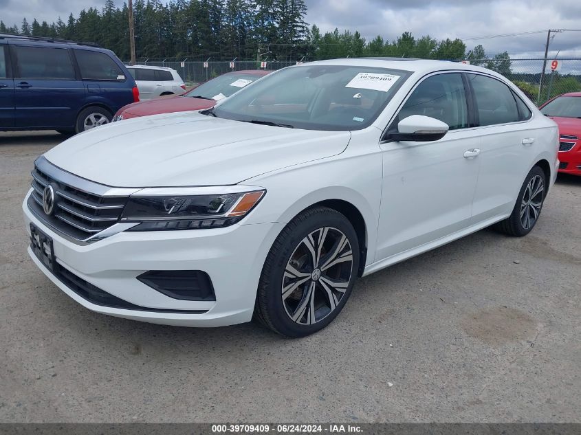 2021 VOLKSWAGEN PASSAT SE - 1VWSA7A3XMC014111