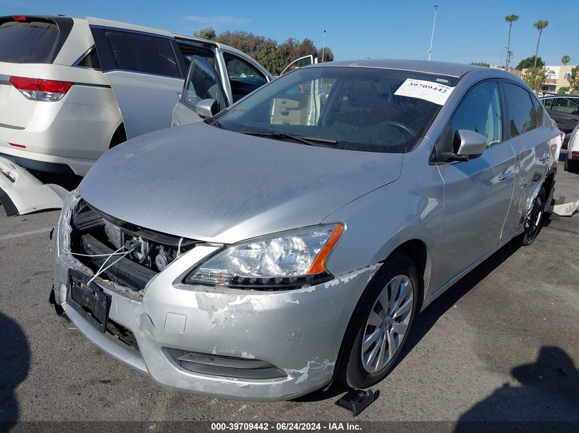 2015 Nissan Sentra S VIN: 3N1AB7AP9FY383778 Lot: 39709442