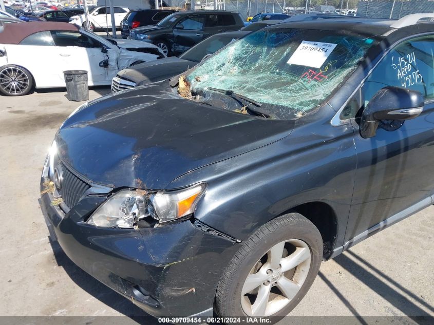 2010 Lexus Rx 350 VIN: 2T2BK1BA8AC018960 Lot: 39709454