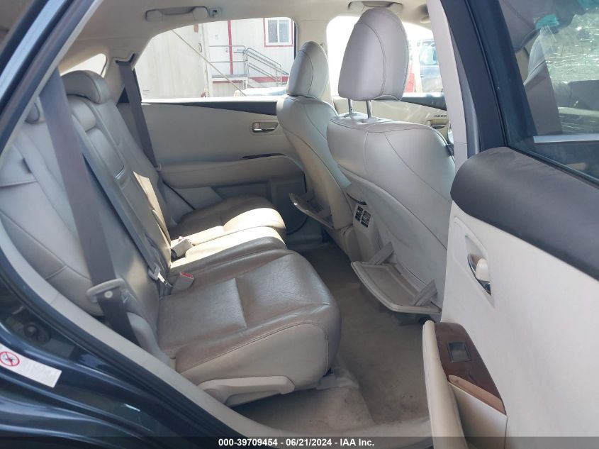 2010 Lexus Rx 350 VIN: 2T2BK1BA8AC018960 Lot: 39709454