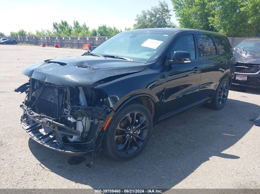 2022 Dodge Durango R/T Awd VIN: 1C4SDJCT3NC222093 Lot: 39709460