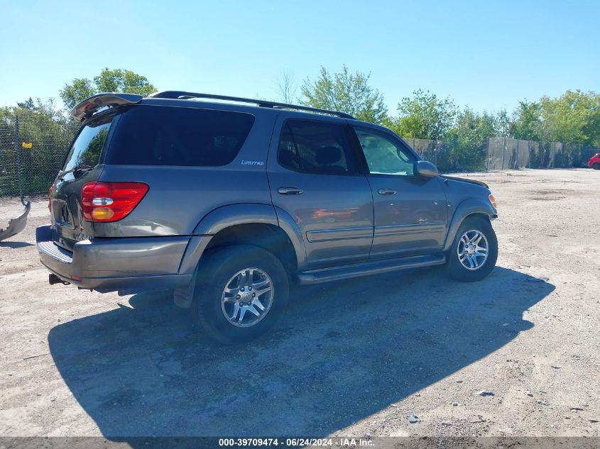 2003 Toyota Sequoia Limited V8 VIN: 5TDBT48A13S202724 Lot: 39709474
