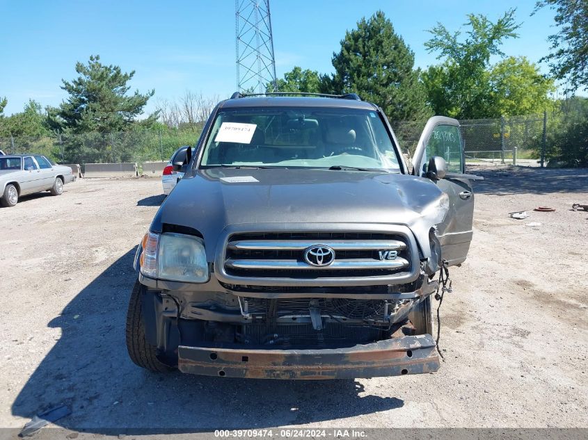 2003 Toyota Sequoia Limited V8 VIN: 5TDBT48A13S202724 Lot: 39709474