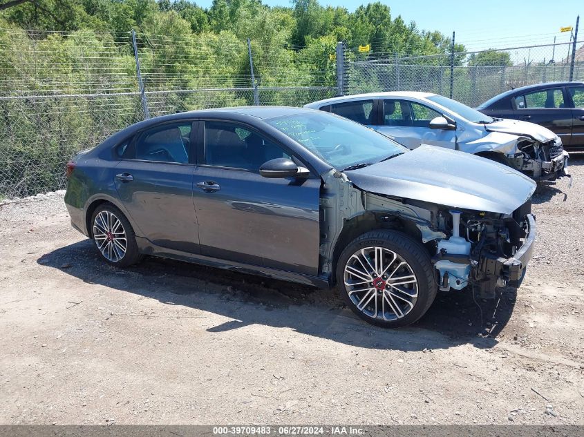 2022 Kia Forte Gt Manual VIN: 3KPF44ACXNE449392 Lot: 39709483