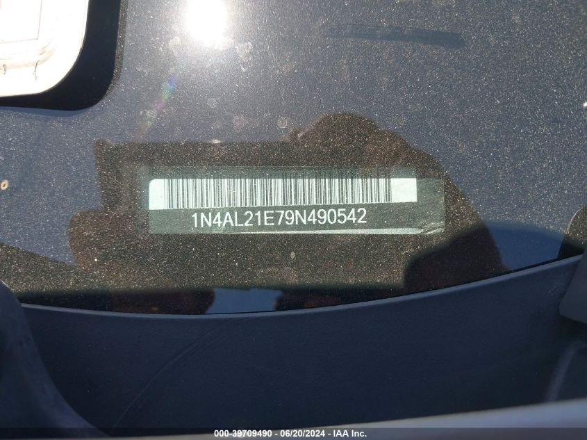 1N4AL21E79N490542 2009 Nissan Altima 2.5 S