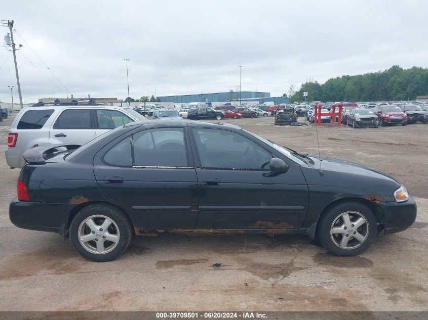 2004 Nissan Sentra 2.5S VIN: 3N1AB51AX4L741769 Lot: 39709501