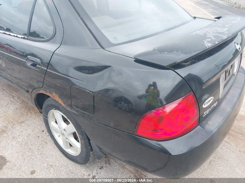 2004 Nissan Sentra 2.5S VIN: 3N1AB51AX4L741769 Lot: 39709501