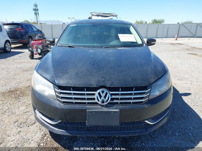 2013 Volkswagen Passat 2.0L Tdi Se VIN: 1VWBN7A33DC000622 Lot: 39709536