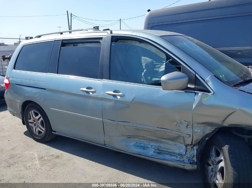 2007 Honda Odyssey Ex-L VIN: 5FNRL38797B005095 Lot: 39709556