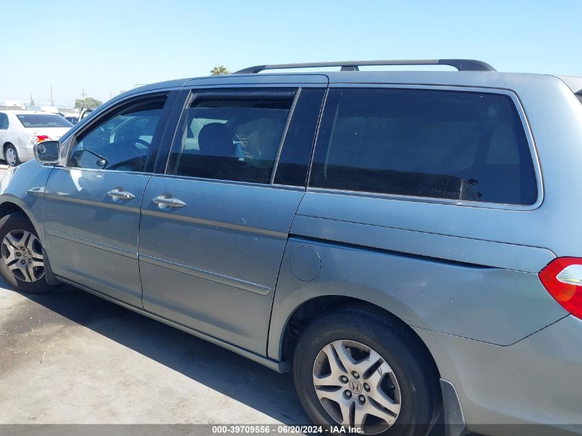 2007 Honda Odyssey Ex-L VIN: 5FNRL38797B005095 Lot: 39709556