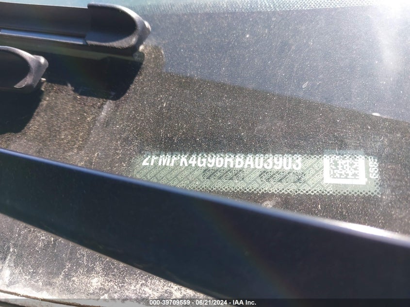 2024 Ford Edge Se VIN: 2FMPK4G96RBA03903 Lot: 39709559