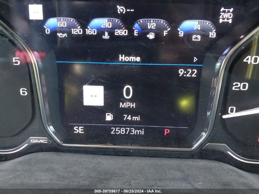 2022 GMC Sierra Limited K1500 Denali VIN: 1GTU9FEL3NZ195852 Lot: 39709617