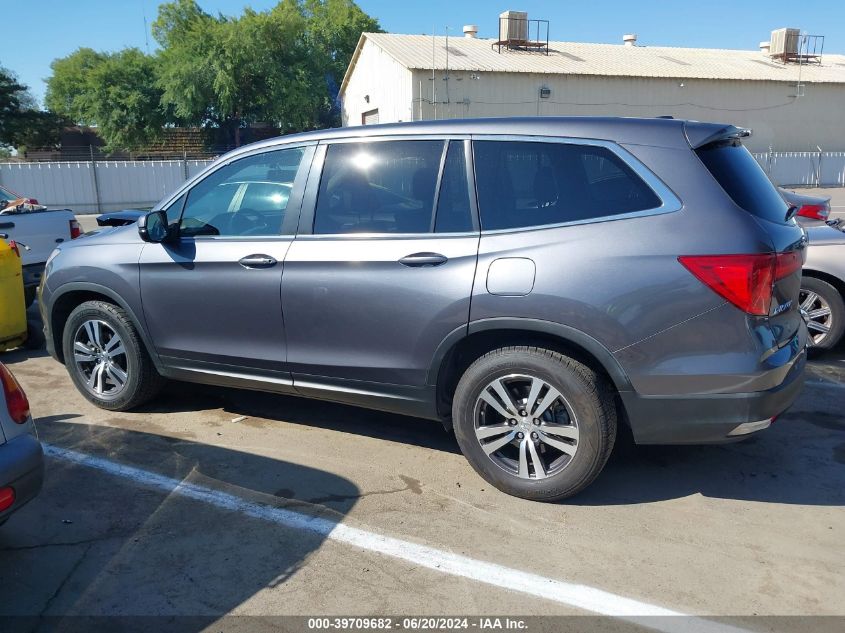 2016 Honda Pilot Ex-L VIN: 5FNYF5H76GB043088 Lot: 39709682