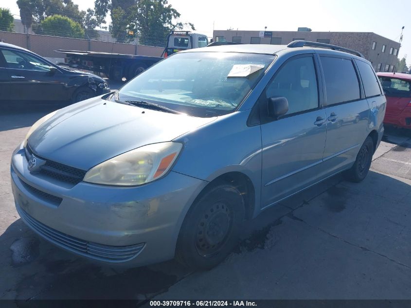 2005 Toyota Sienna Ce/Le VIN: 5TDZA23C95S225379 Lot: 39709716