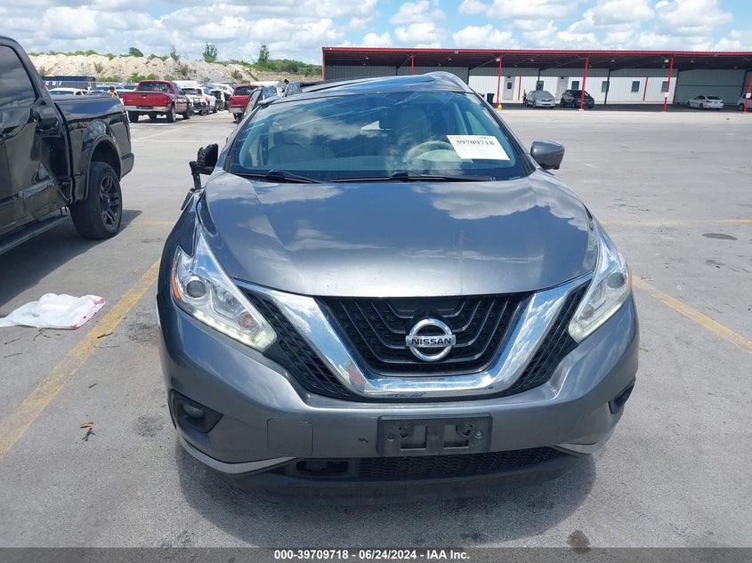 2016 Nissan Murano Sl VIN: 5N1AZ2MG3GN105945 Lot: 39709718