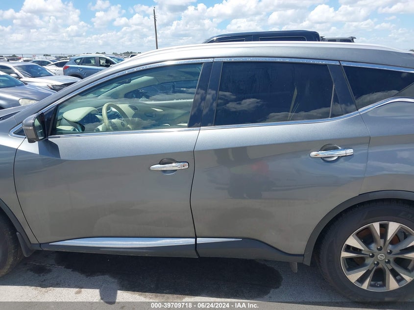 2016 Nissan Murano Sl VIN: 5N1AZ2MG3GN105945 Lot: 39709718