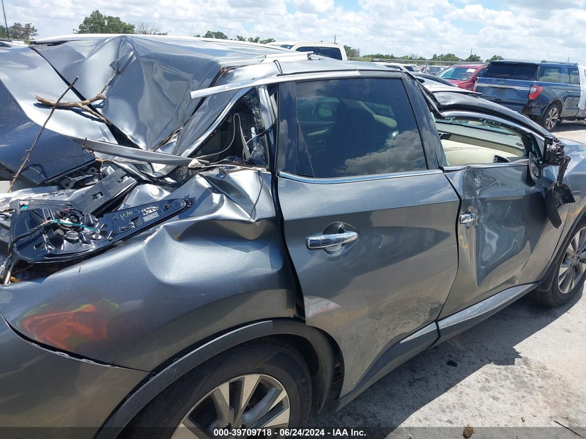 2016 Nissan Murano Sl VIN: 5N1AZ2MG3GN105945 Lot: 39709718