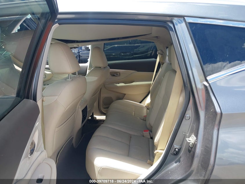 2016 Nissan Murano Sl VIN: 5N1AZ2MG3GN105945 Lot: 39709718