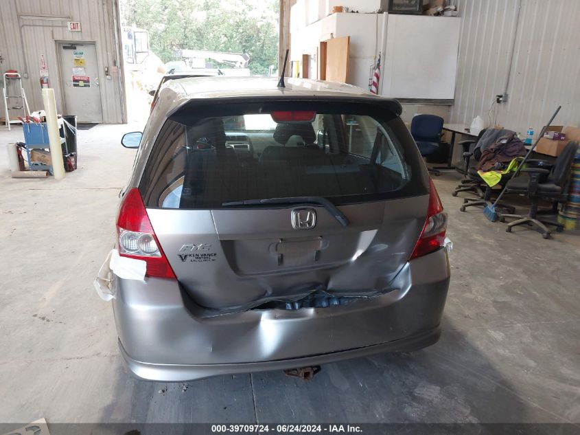 2008 Honda Fit Sport VIN: JHMGD37618S006354 Lot: 39709724