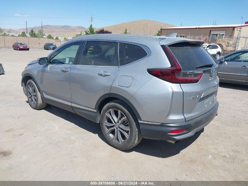 2022 Honda Cr-V Awd Touring VIN: 2HKRW2H91NH635257 Lot: 39709805