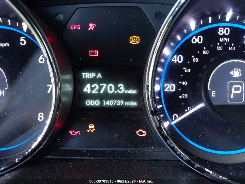 2013 Hyundai Sonata Gls VIN: 5NPEB4AC9DH757777 Lot: 39709813