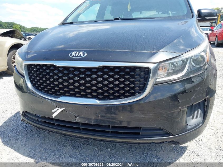 2016 Kia Sedona L VIN: KNDMA5C19G6174558 Lot: 39709825