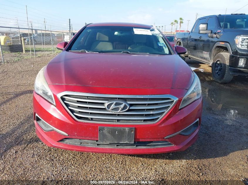 2016 Hyundai Sonata Se VIN: 5NPE24AF3GH363836 Lot: 39709826