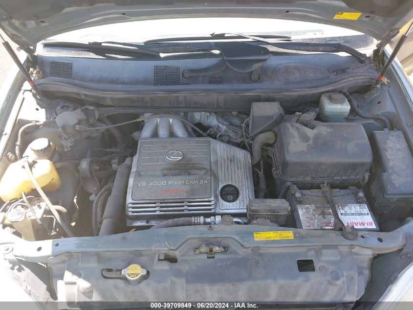 2002 Lexus Rx 300 VIN: JTJHF10U520281139 Lot: 39709849