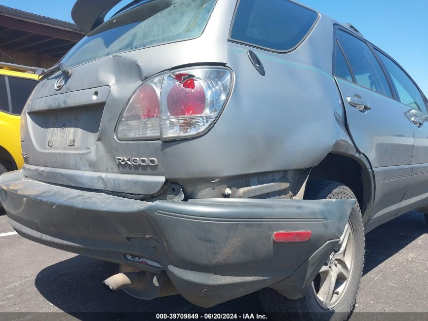 2002 Lexus Rx 300 VIN: JTJHF10U520281139 Lot: 39709849