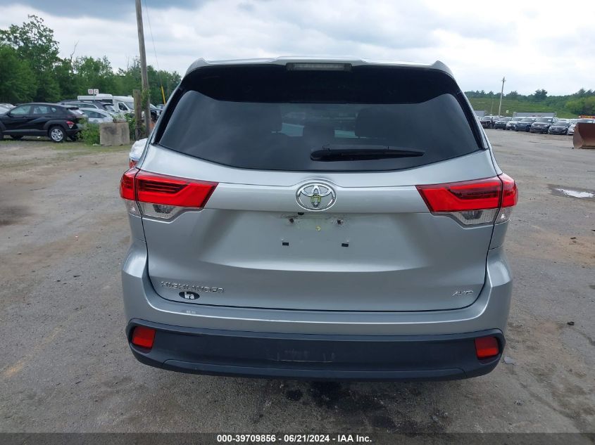 2019 Toyota Highlander Le VIN: 5TDBZRFH4KS995558 Lot: 39709856