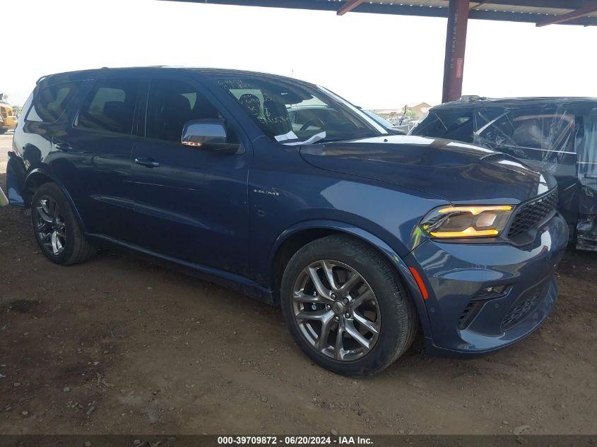 2021 Dodge Durango R/T Awd VIN: 1C4SDJCT8MC690822 Lot: 39709872