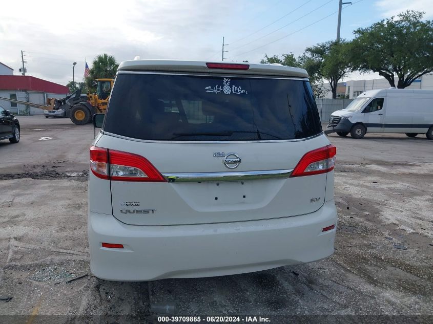 2017 Nissan Quest Sv VIN: JN8AE2KP2H9165944 Lot: 39709885