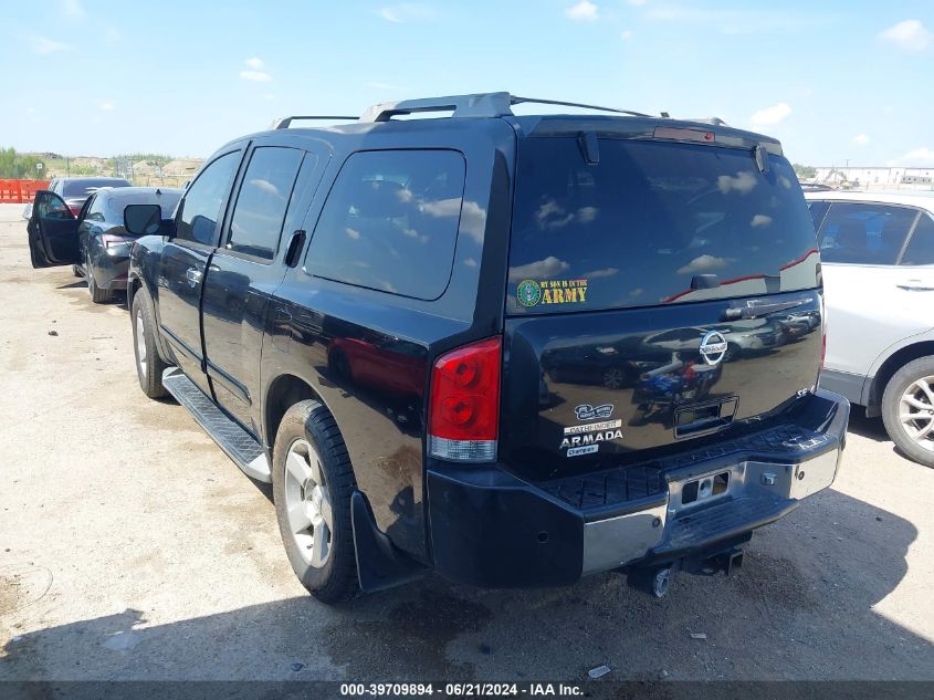 2004 Nissan Armada Se/Le VIN: 5N1AA08B14N731225 Lot: 39709894