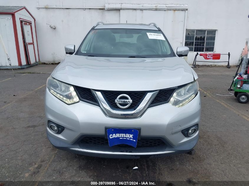 2014 Nissan Rogue Sl VIN: 5N1AT2MT9EC866020 Lot: 39709895