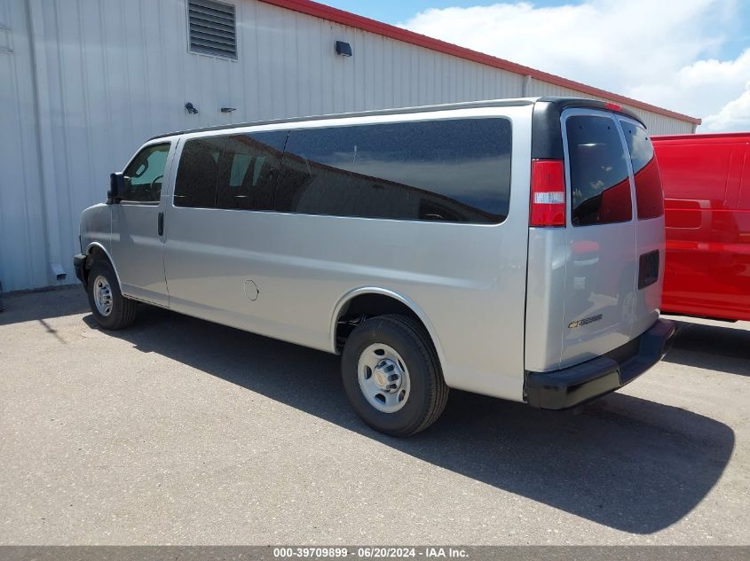 2024 Chevrolet Express Passenger Rwd 3500 Extended Wheelbase Ls VIN: 1GAZGNFP6R1204239 Lot: 39795871