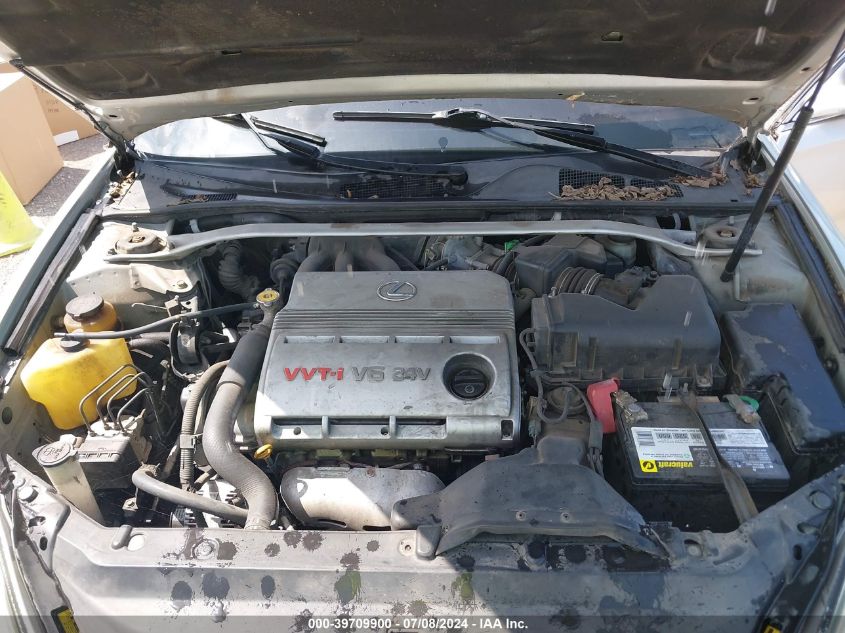 2002 Lexus Es 300 VIN: JTHBF30G625007397 Lot: 39709900