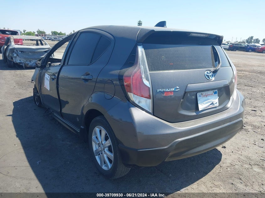 2017 Toyota Prius C Two VIN: JTDKDTB3XH1596021 Lot: 39709930