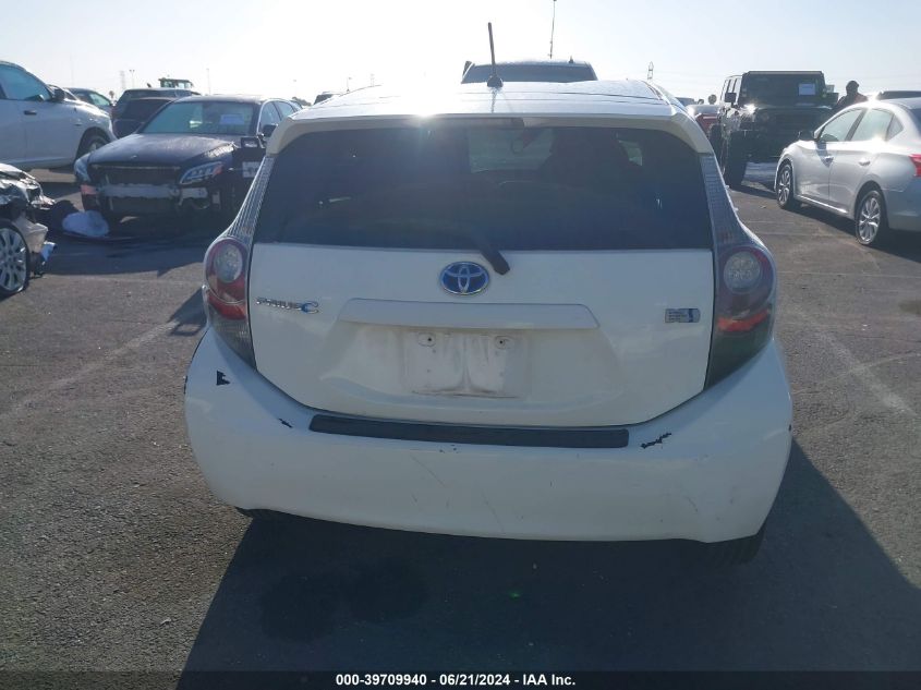 2013 Toyota Prius C VIN: JTDKDTB33D1038182 Lot: 39709940