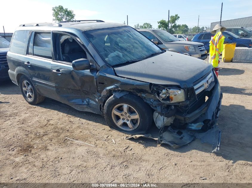 2006 Honda Pilot Ex-L VIN: 5FNYF28556B005248 Lot: 39709948